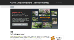 Desktop Screenshot of gardenvillaswestlake.com